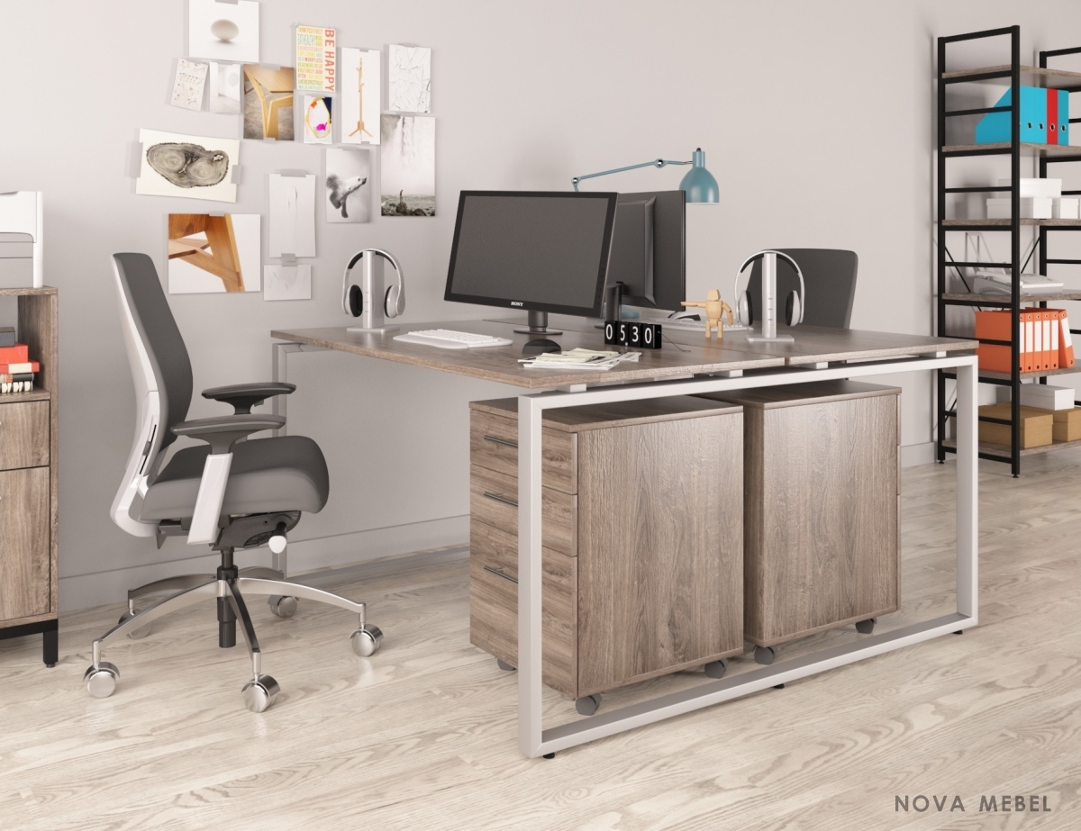 Стол двойной письменный Loft design Q-140 Стол двойной письменный Loft design Q-140