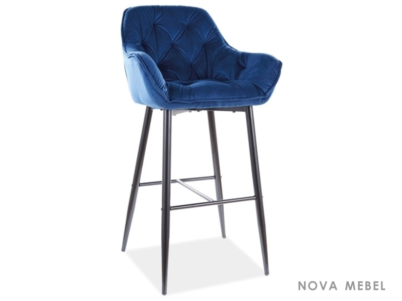 Барный стул CHERRY H-1 VELVET Барный стул CHERRY H-1 VELVET