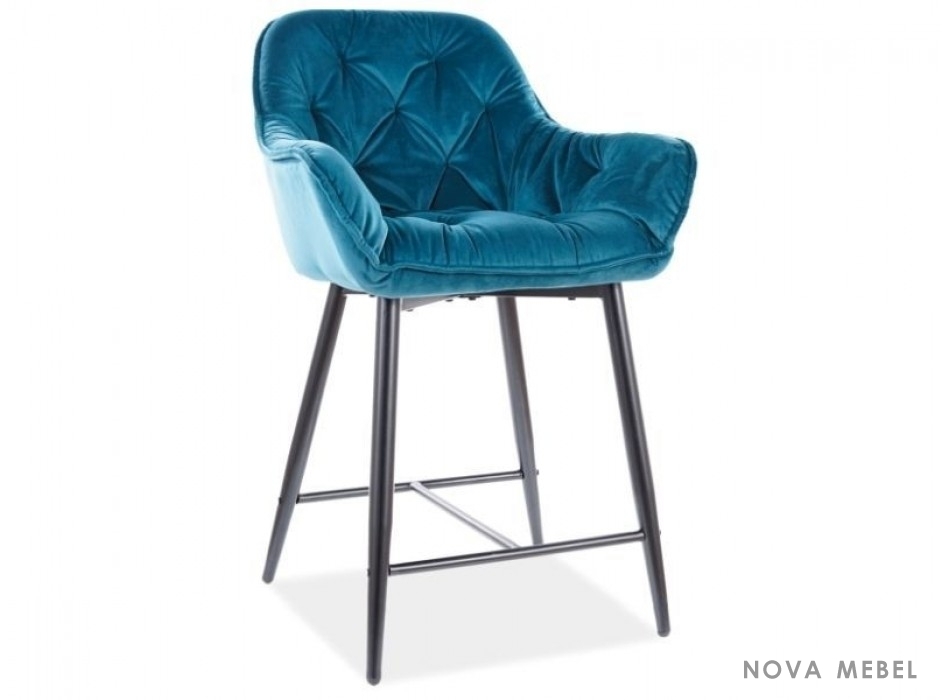 Полубарный стул Cherry H-2 VELVET Полубарный стул Cherry H-2 VELVET