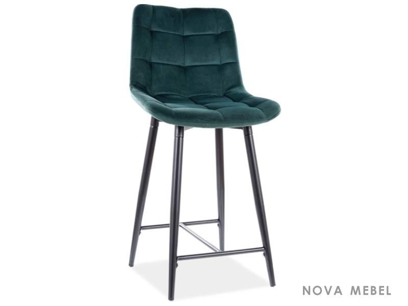 Полубарный стул CHIC H-2 VELVET Полубарный стул CHIC H-2 VELVET